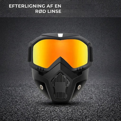 Ridsefast sportsmaske